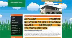 Desktop Screenshot of mokropeskaskolka.cz