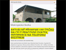 Tablet Screenshot of mokropeskaskolka.cz